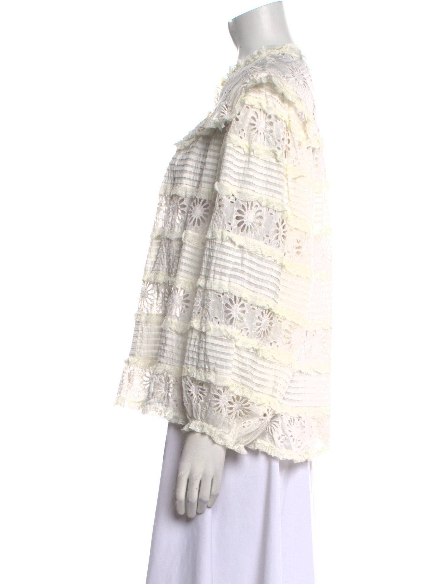 Isabel Marant Printed Mock Neck Blouse